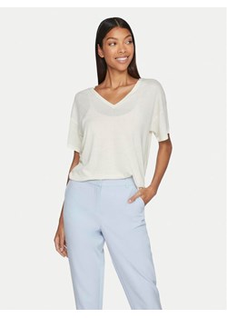 Vila T-Shirt Abella 14089540 Biały Relaxed Fit ze sklepu MODIVO w kategorii Bluzki damskie - zdjęcie 181038975