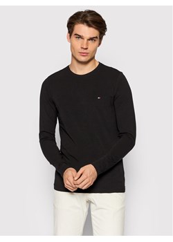 Tommy Hilfiger Longsleeve Stretch Tee MW0MW10804 Czarny Slim Fit ze sklepu MODIVO w kategorii T-shirty męskie - zdjęcie 181038986