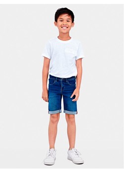 NAME IT Szorty jeansowe Sofus 13150022 Granatowy Slim Fit ze sklepu MODIVO w kategorii Spodenki chłopięce - zdjęcie 181039148