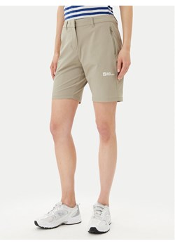 Jack Wolfskin Szorty sportowe Hikeout A63931 Beżowy Regular Fit ze sklepu MODIVO w kategorii Szorty - zdjęcie 181039158