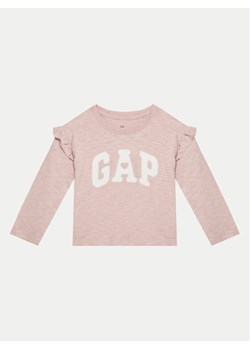 Gap Bluzka 626254 Różowy Regular Fit ze sklepu MODIVO w kategorii Bluzki dziewczęce - zdjęcie 181039249