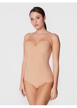 Hanro Podkoszulek Allure 1462 Beżowy Slim Fit ze sklepu MODIVO w kategorii Podkoszulki i halki - zdjęcie 181039315