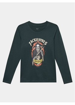 Jack&Jones Junior Bluzka 12247588 Zielony Standard Fit ze sklepu MODIVO w kategorii T-shirty chłopięce - zdjęcie 181039395