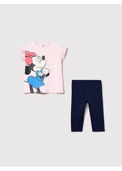 OVS Komplet t-shirt i legginsy DISNEY 1487486 Różowy Regular Fit ze sklepu MODIVO w kategorii Komplety niemowlęce - zdjęcie 181039397