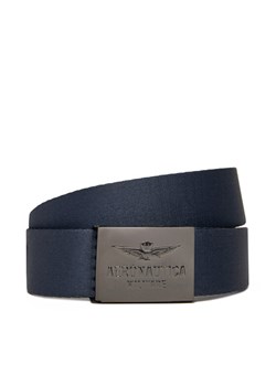 Aeronautica Militare Pasek Męski 251CI299CT3209 Granatowy ze sklepu MODIVO w kategorii Paski męskie - zdjęcie 181039467