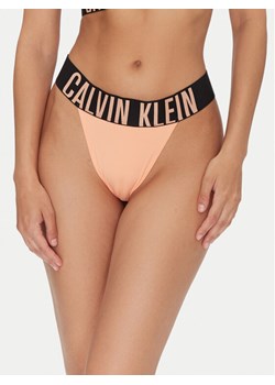 Calvin Klein Underwear Stringi 000QF7638E Różowy ze sklepu MODIVO w kategorii Majtki damskie - zdjęcie 181039496
