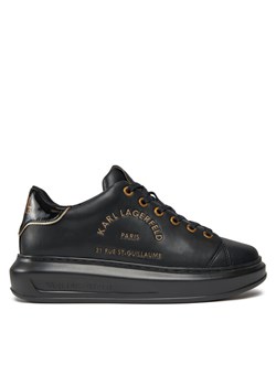 KARL LAGERFELD Sneakersy KL62539F Czarny ze sklepu MODIVO w kategorii Trampki damskie - zdjęcie 181039559