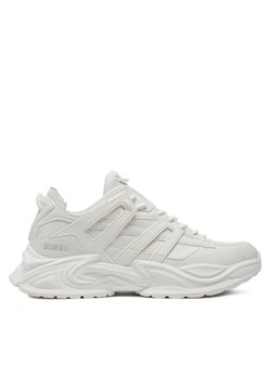 Guess Sneakersy Belluno Low FMTBEL ELE12 Biały ze sklepu MODIVO w kategorii Buty sportowe męskie - zdjęcie 181039586