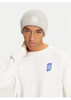 adidas Czapka Cuffed Beanie IT4643 Szary ze sklepu MODIVO w kategorii Czapki zimowe damskie - zdjęcie 181039806