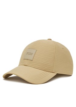 BOSS Czapka z daszkiem Zed-Seersucker 50539418 Beżowy ze sklepu MODIVO w kategorii Czapki z daszkiem męskie - zdjęcie 181039819