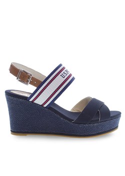 U.S. Polo Assn. Sandały Alyss ALYSSA010 Niebieski ze sklepu MODIVO w kategorii Sandały damskie - zdjęcie 181039836