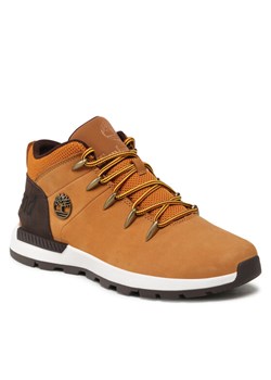 Timberland Sneakersy Sprint Trekker Mid TB0A257D231 Brązowy ze sklepu MODIVO w kategorii Buty zimowe męskie - zdjęcie 181039886