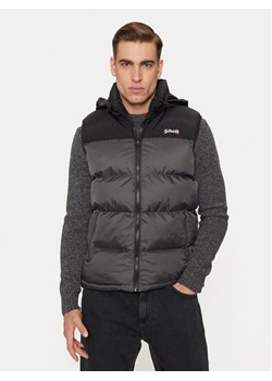 SCHOTT N.Y.C. Kamizelka UTAHV Szary Regular Fit ze sklepu MODIVO w kategorii Kamizelki męskie - zdjęcie 181039889