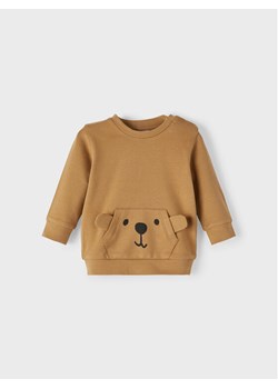 NAME IT Bluza 13212774 Brązowy Regular Fit ze sklepu MODIVO w kategorii Bluzy i swetry - zdjęcie 181039896