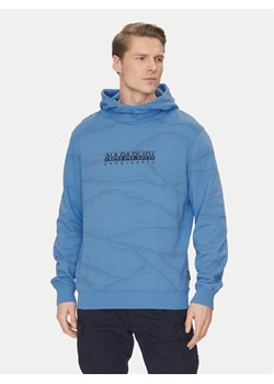 Napapijri Bluza Cellini NP0A4ILR Niebieski Relaxed Fit ze sklepu MODIVO w kategorii Bluzy męskie - zdjęcie 181039919