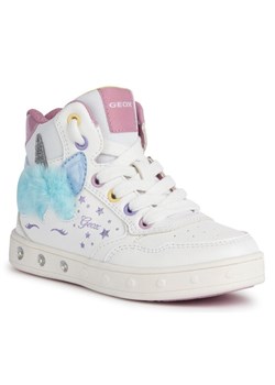 Geox Sneakersy J Skylin Girl J368WC 054AS C0653 D Biały ze sklepu MODIVO w kategorii Trampki dziecięce - zdjęcie 181039938