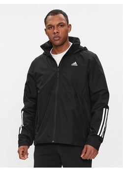 adidas Kurtka przejściowa BSC 3-Stripes RAIN.RDY H65773 Czarny Regular Fit ze sklepu MODIVO w kategorii Kurtki męskie - zdjęcie 181040007