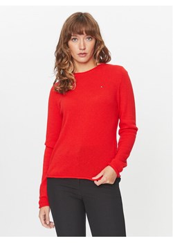 Tommy Hilfiger Sweter WW0WW40264 Pomarańczowy Regular Fit ze sklepu MODIVO w kategorii Swetry damskie - zdjęcie 181040029