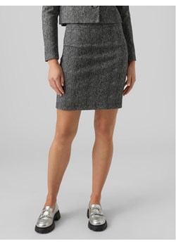Vero Moda Spódnica ołówkowa 10294374 Szary Slim Fit ze sklepu MODIVO w kategorii Spódnice - zdjęcie 181040098