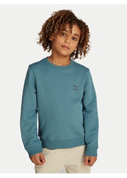 Calvin Klein Jeans Bluza Mono Mini Badge IU0IU00570 Zielony Regular Fit ze sklepu MODIVO w kategorii Bluzy chłopięce - zdjęcie 181040148