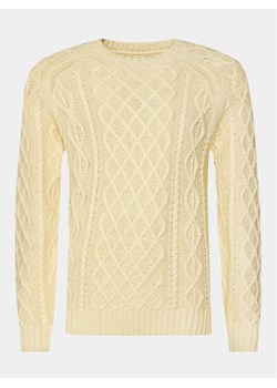INDICODE Sweter Bussel 35-597 Beżowy Regular Fit ze sklepu MODIVO w kategorii Swetry męskie - zdjęcie 181040216