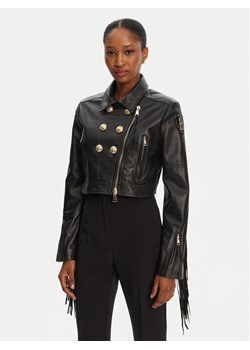Babylon Kurtka skórzana DSG526 Czarny Regular Fit - id: 0000305486042 - marki BABYLON - 181040235 Babylon Kurtka skórzana DSG526 Czarny Regular Fit ze sklepu MODIVO w kategorii Kurtki damskie - zdjęcie 181040235