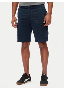 Pepe Jeans Szorty materiałowe Seasonal PM801179 Granatowy Regular Fit ze sklepu MODIVO w kategorii Spodenki męskie - zdjęcie 181040249