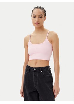 Karl Kani Top Small Signature Essential 61310126 Różowy Regular Fit ze sklepu MODIVO w kategorii Bluzki damskie - zdjęcie 181040258