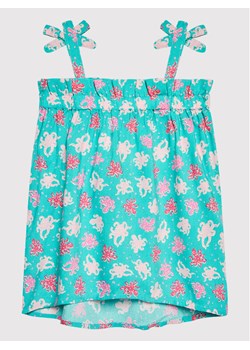 United Colors Of Benetton Sukienka letnia 42BQ0V003 Niebieski Regular Fit ze sklepu MODIVO w kategorii Sukienki dziewczęce - zdjęcie 181040265