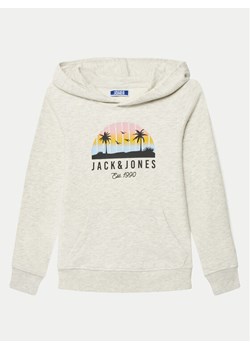Jack&Jones Junior Bluza Palm 12269868 Beżowy Regular Fit ze sklepu MODIVO w kategorii Bluzy chłopięce - zdjęcie 181040295
