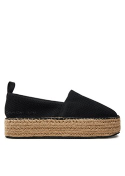Calvin Klein Jeans Espadryle Platform Espadrille Uc YW0YW01377 Czarny ze sklepu MODIVO w kategorii Espadryle damskie - zdjęcie 181040299