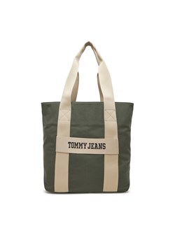 Tommy Jeans Torba Retro Cool Tote AM0AM13278 Khaki ze sklepu MODIVO w kategorii Torby męskie - zdjęcie 181040359