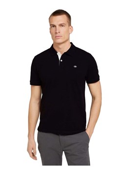 Tom Tailor Polo 1027713 Czarny Regular Fit ze sklepu MODIVO w kategorii T-shirty męskie - zdjęcie 181040619