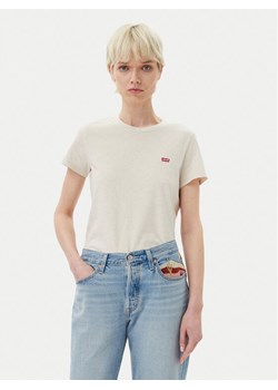 Levi's® T-Shirt Perfect 39185-0363 Écru Regular Fit ze sklepu MODIVO w kategorii Bluzki damskie - zdjęcie 181040695