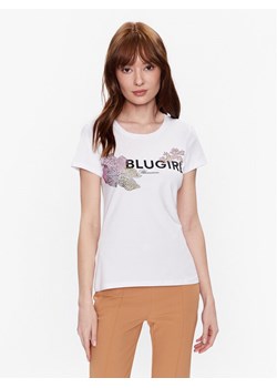 Blugirl Blumarine T-Shirt RA3157-J5003 Biały Regular Fit ze sklepu MODIVO w kategorii Bluzki damskie - zdjęcie 181040915