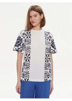 Weekend Max Mara T-Shirt Viterbo 2415971032 Biały Loose Fit ze sklepu MODIVO w kategorii Bluzki damskie - zdjęcie 181040957
