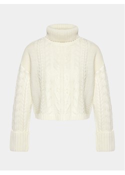 Brave Soul Sweter LK-274JENS Beżowy Regular Fit ze sklepu MODIVO w kategorii Swetry damskie - zdjęcie 181040995