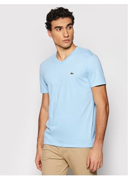 Lacoste T-Shirt TH6710 Niebieski Regular Fit ze sklepu MODIVO w kategorii T-shirty męskie - zdjęcie 181041095