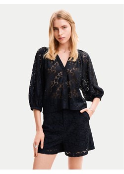Desigual Bluzka Dharma 24SWBW02 Czarny Loose Fit ze sklepu MODIVO w kategorii Bluzki damskie - zdjęcie 181041108