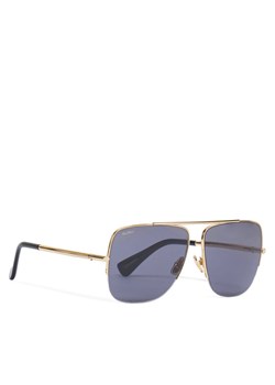Max Mara Okulary przeciwsłoneczne MM0121 30A Złoty ze sklepu MODIVO w kategorii Okulary przeciwsłoneczne damskie - zdjęcie 181041175