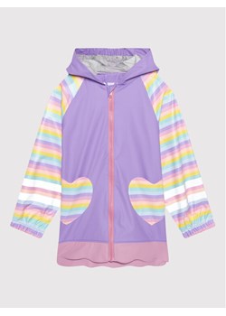 Playshoes Kurtka przeciwdeszczowa 408406 M Fioletowy Regular Fit ze sklepu MODIVO w kategorii Kombinezony i kurtki - zdjęcie 181041359