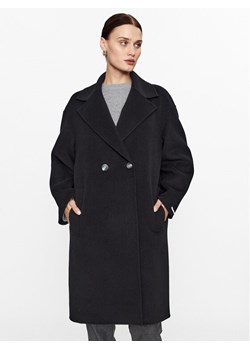 Marella Płaszcz wełniany Nandina 2330160838200 Czarny Regular Fit ze sklepu MODIVO w kategorii Płaszcze damskie - zdjęcie 181041367