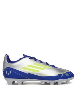 adidas Buty do piłki nożnej F50 Club Messi Firm/Multi-Ground IH0926 Szary ze sklepu MODIVO w kategorii Buty sportowe dziecięce - zdjęcie 181041467