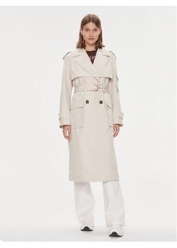 Pinko Trencz Titano 103087 A1MC Beżowy Regular Fit ze sklepu MODIVO w kategorii Płaszcze damskie - zdjęcie 181041479