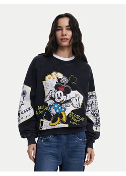 Desigual Bluza Minnie 25SWSK25 Czarny Regular Fit ze sklepu MODIVO w kategorii Bluzy damskie - zdjęcie 181041519