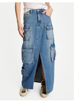 One Teaspoon Spódnica jeansowa 90's 26248 Niebieski Regular Fit ze sklepu MODIVO w kategorii Spódnice - zdjęcie 181041789