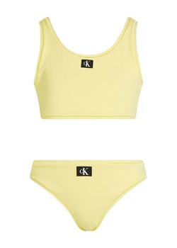 Calvin Klein Swimwear Strój kąpielowy KY0KY00093 Żółty ze sklepu MODIVO w kategorii Stroje kąpielowe - zdjęcie 181041795