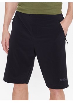 Jack Wolfskin Szorty sportowe Prelight 1508081 Czarny Regular Fit ze sklepu MODIVO w kategorii Spodenki męskie - zdjęcie 181041936