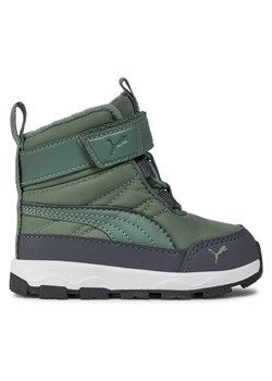 Puma Śniegowce Evolve AC+ Inf 392646 03 Zielony ze sklepu MODIVO w kategorii Buty zimowe dziecięce - zdjęcie 181041975