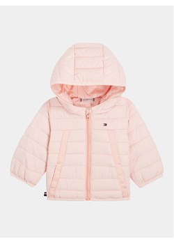 Tommy Hilfiger Kurtka przejściowa Monotype Tape KN0KN01722 Różowy Regular Fit ze sklepu MODIVO w kategorii Kombinezony i kurtki - zdjęcie 181041989